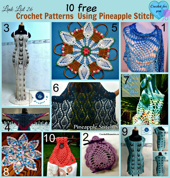 Crochet Patterns Book 300 Pineapple Knitting Craft Book by Boutique Sha