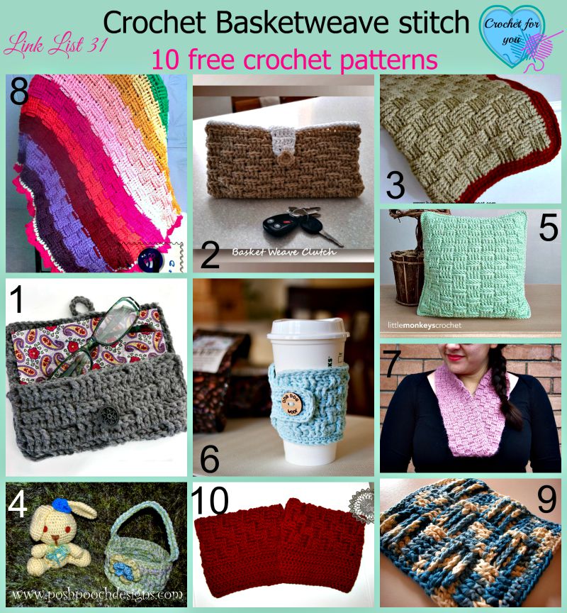10 Free Crochet Basket Patterns