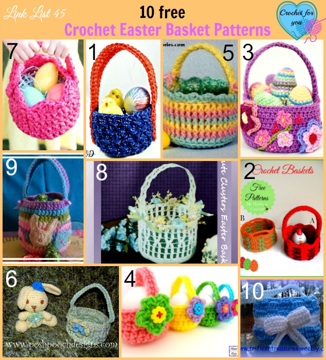 Crochet Easter Basket Patterns