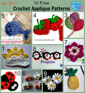 Crochet Applique Patterns