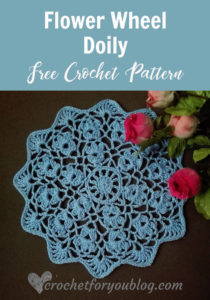 Flower Wheel Doily Free Crochet Pattern - Crochet For You