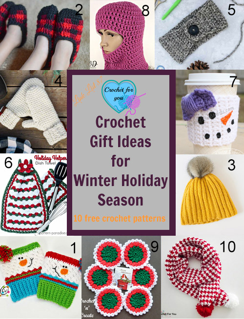crochet holiday gift ideas! (free/paid patterns) 