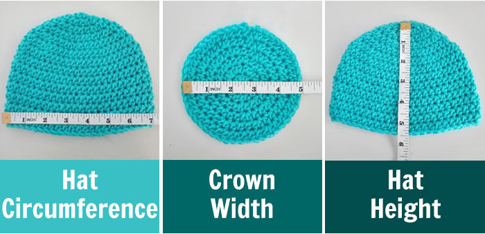 How to Crochet Hat in Any Size - free pattern & tutorial