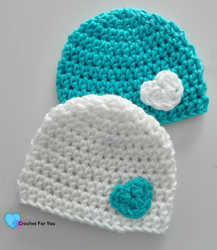 Little Heart Crochet Preemie Hat Free Pattern Crochet For You