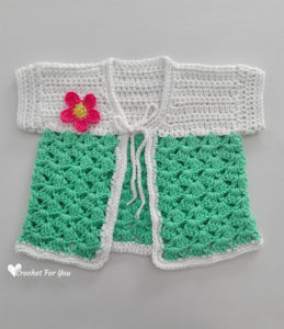 Crochet Cactus Baby Cardigan Free Pattern - Crochet For You