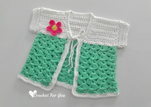 Crochet Cactus Baby Cardigan Free Pattern - Crochet For You