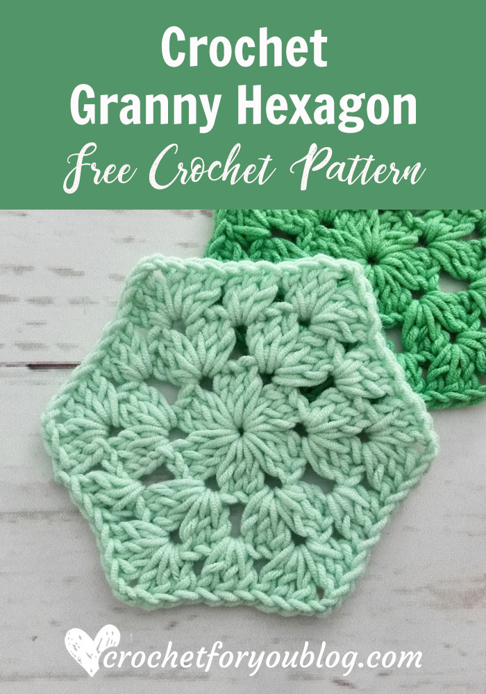 Free Granny Stitch Hexagon Crochet Pattern Easy Crochet Patterns | My ...