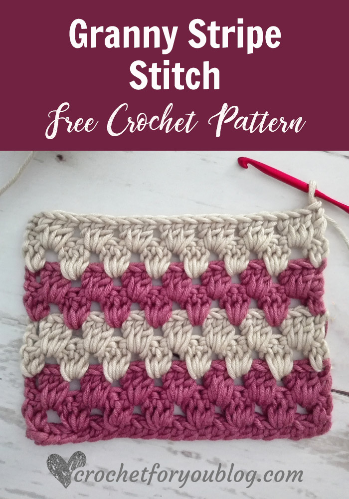 Granny Stripe Stitch Tutorial 11 - Crochet For You