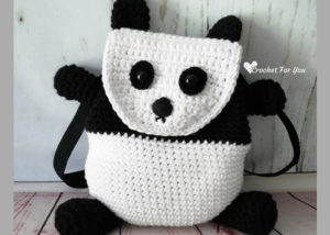 Crochet Panda Backpack Free Pattern