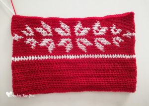 Crochet Winter Snowflake Baby Sweater - free pattern