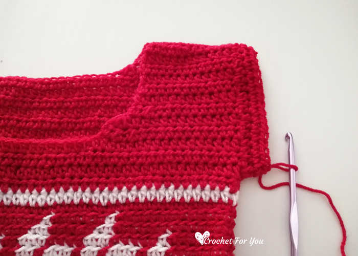 Crochet Winter Snowflake Baby Sweater - free pattern 