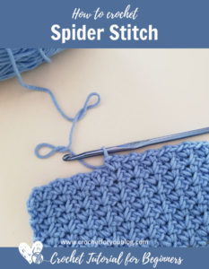 Crochet Spider Stitch Tutorial