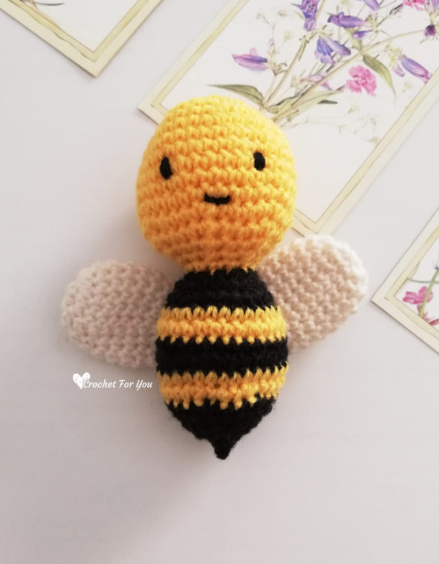 Little Bumble Bee Amigurumi Free Crochet Pattern - Crochet For You