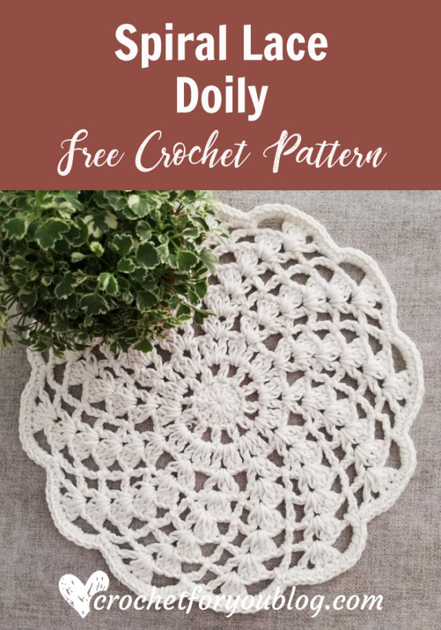 Spiral Lace Doily Free Crochet Pattern - Crochet For You