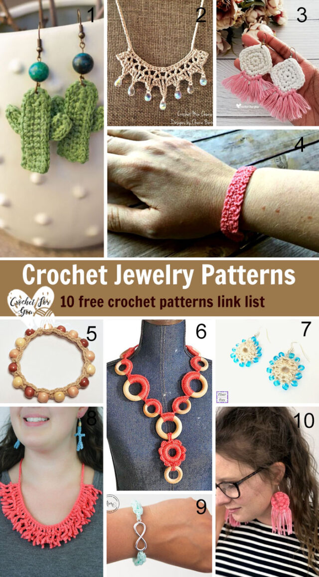 Crochet Jewelry Free Patterns - Crochet For You