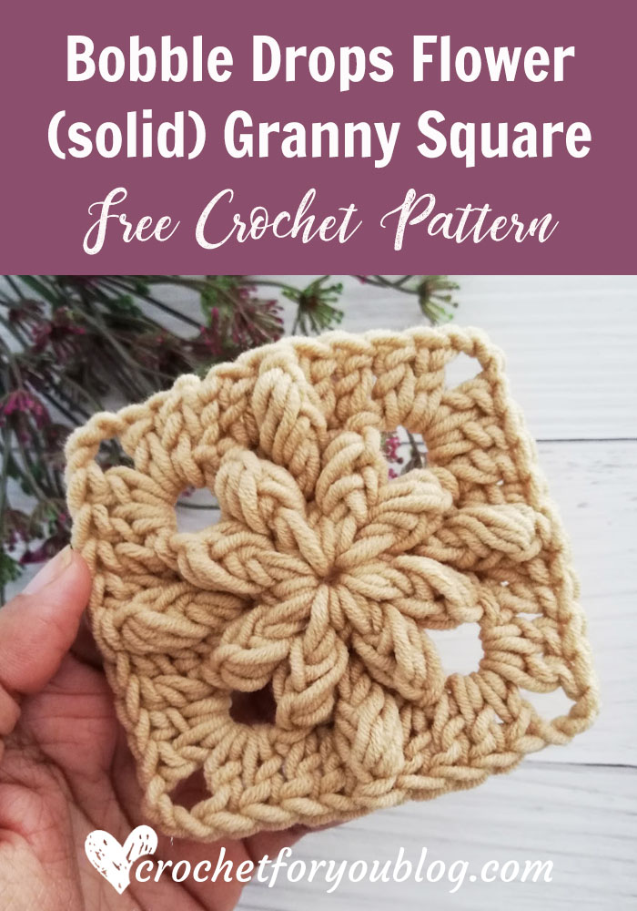 Solid Granny Square Pattern (2 Sizes) - Easy Crochet Patterns