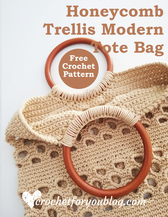 Ravelry: Honeycomb Trellis Tote Bag pattern by Erangi Udeshika
