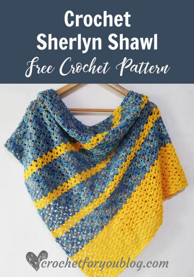 Crochet Sherlyn Shawl Free Pattern - Crochet For You