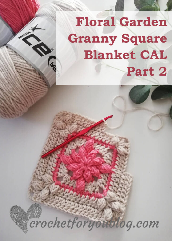 Floral Garden Granny Square Blanket Part 2