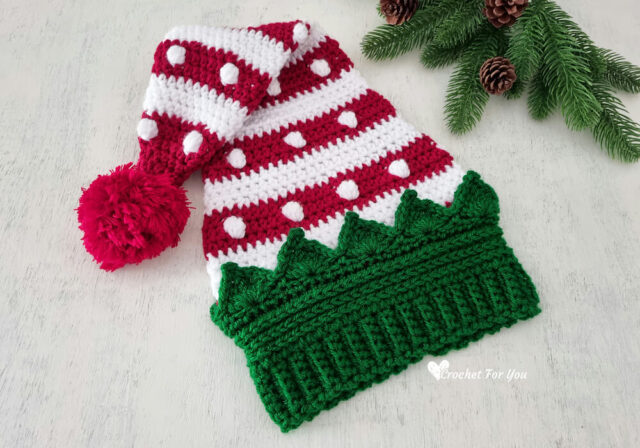 Crochet Santa Helper Hat Free Pattern - Crochet For You