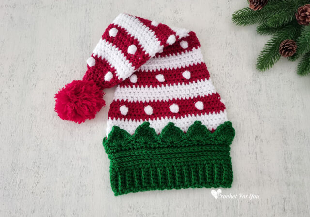 Crochet Santa Helper Hat Free Pattern - Crochet For You