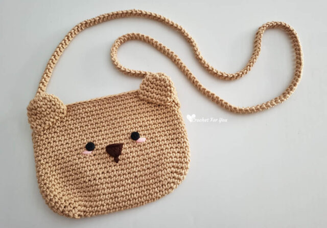 Cute Crochet Bear Purse Free Pattern - Crochet For You