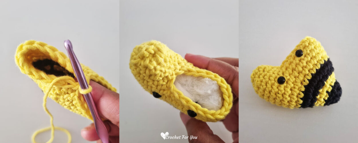 Crochet Heart Bees Amigurumi Free Pattern - Crochet For You