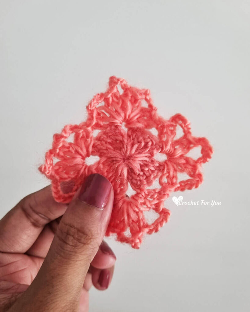 Small Crochet Motif Free Pattern