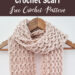 crochet cable scarf