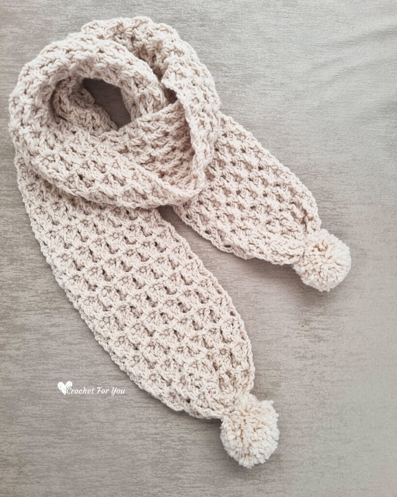 Crochet Cable Scarf Pattern