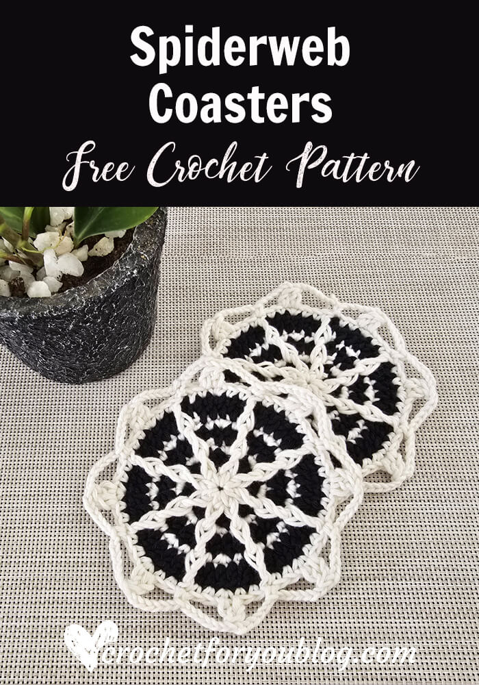 Crochet Coasters for Halloween