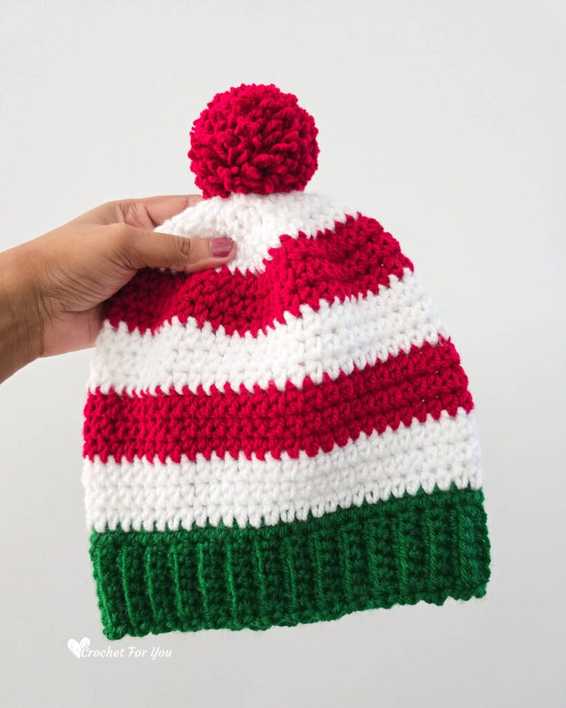 Crochet Holiday Hat Free Pattern