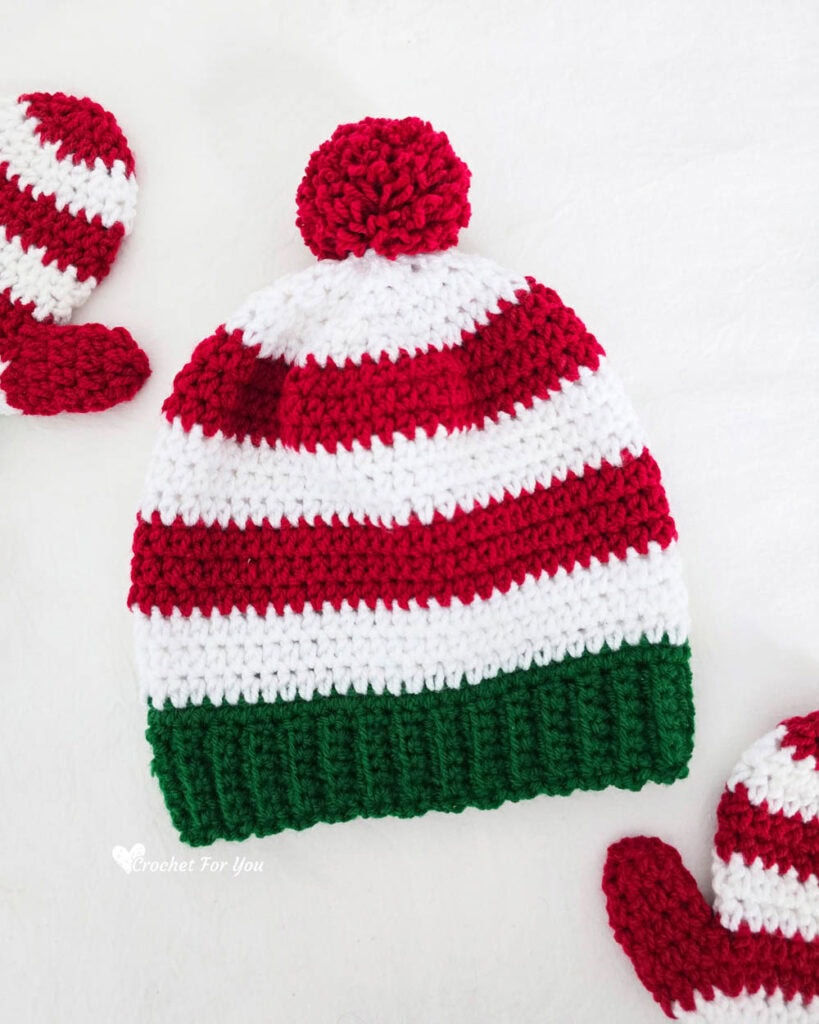 Santa Helper Crochet Hat