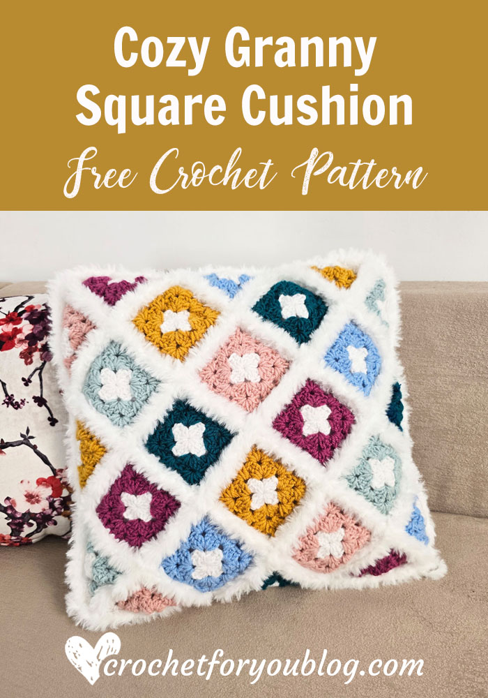 Cozy Granny Square Cushion